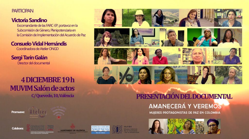 Presentamos el documental «Amanecerá y veremos. Mujeres protagonistas de paz en Colombia»